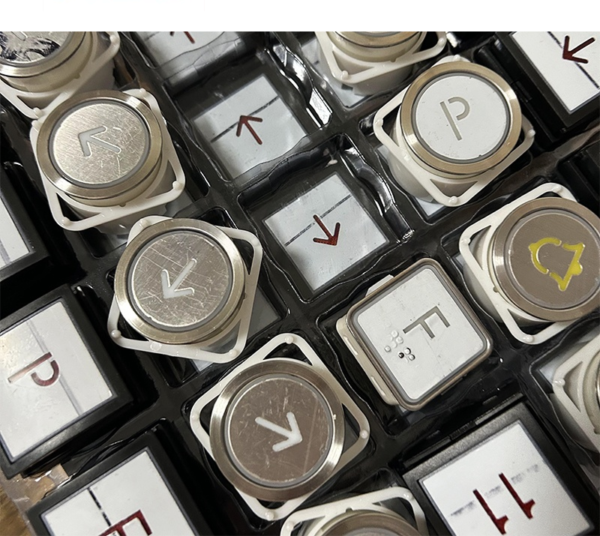 Universal Elevator Button (32/33mm) - Multi-Color LED