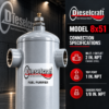 Dieselcraft 8x51 Fuel Purifier – 8-Inch Filterless