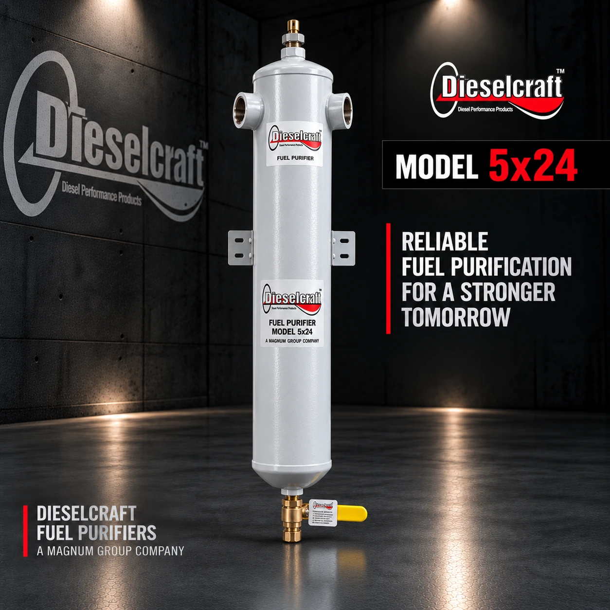Dieselcraft 5x24 fuel purifier — approved main product image