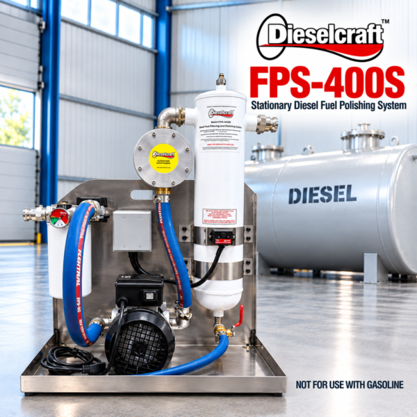 Dieselcraft FPS-400S stationary fuel polishing system - main view